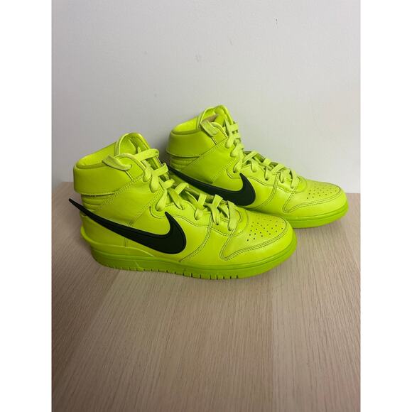Nike x AMBUSH Dunk High Flash Lime Size 9W - LIKE NEW - Picture 1 of 11